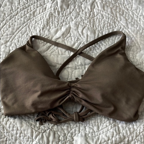 Midori Mia Army Green Bikini Top M - Picture 1 of 4